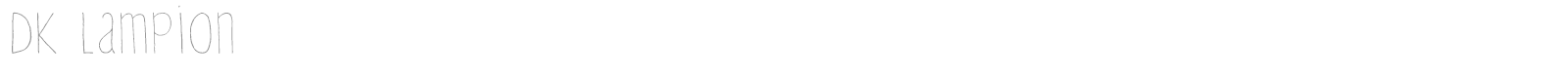 DK Lampion font preview